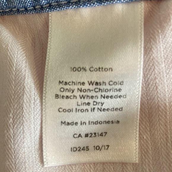 Talbots 10 crop pants red white - Picture 11 of 11